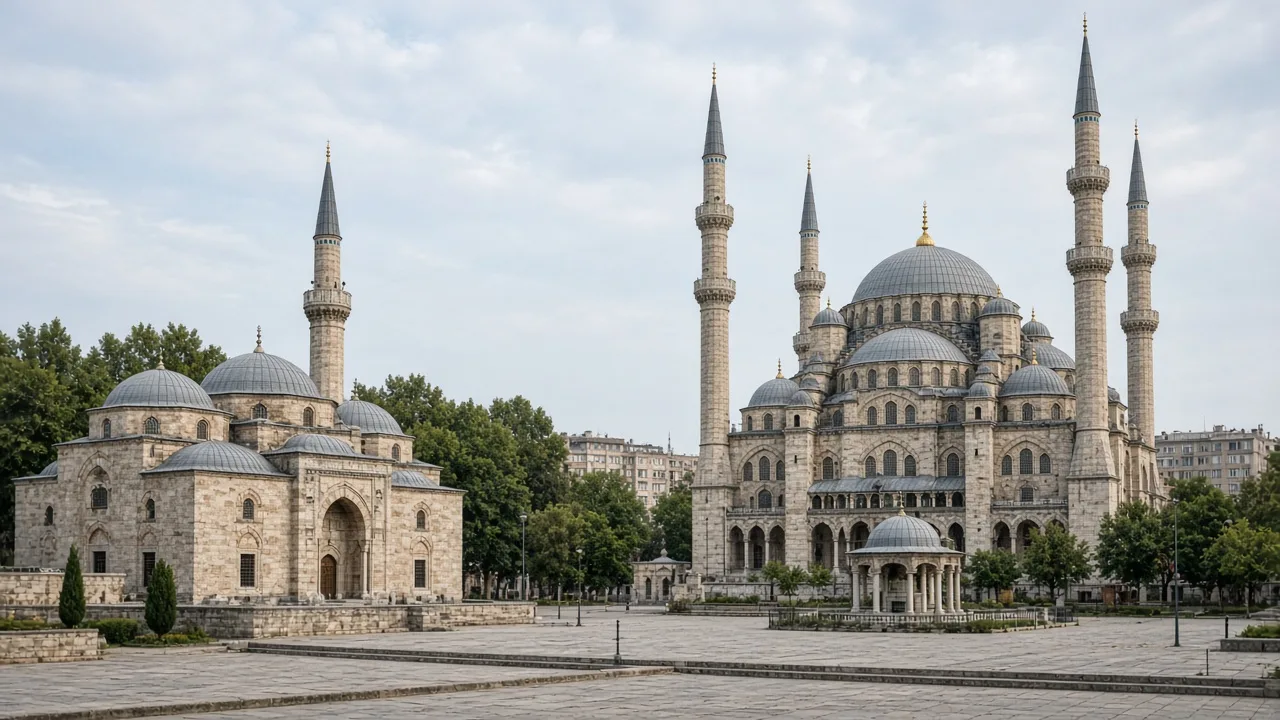 Edirne Üç Şerefeli Cami ve Eski Cami Rehberi
